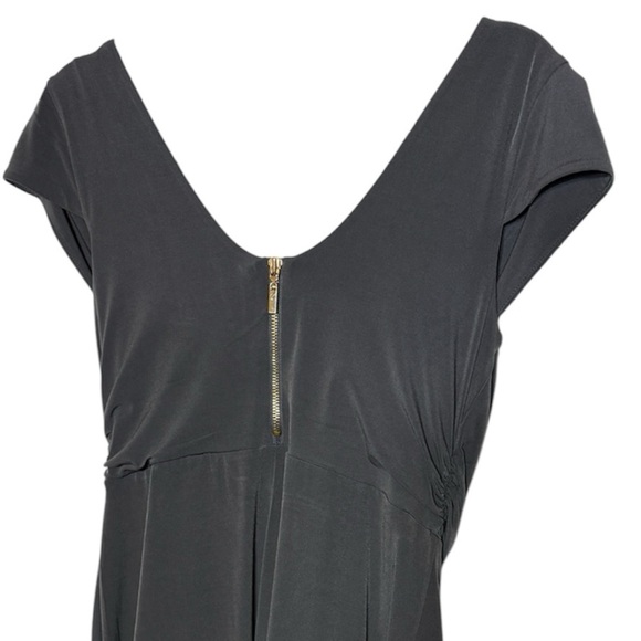 Victoria's Secret little Black Dress Draped Stretch Jersey Scoop Neck Large - Picture 6 of 7
